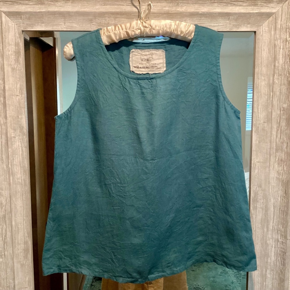 NPL Vienna top in dark turquoise M/L
